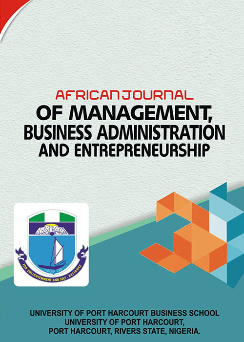 AFRICAN JOURNAL OF MANAGEMENT, BUSINESS ADMINISTRATION & ENTREPRENEURSHIP
