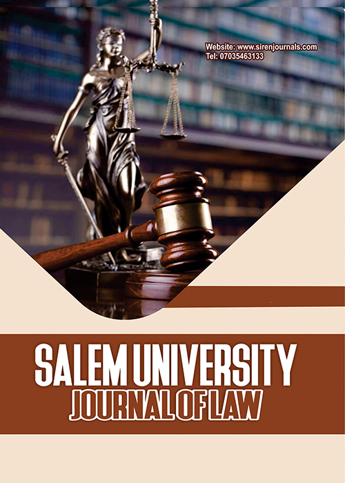 SALEM JOURNAL OF LAW