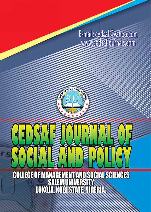  JOURNAL  OF SOCIAL  & POLICY RESEARCH