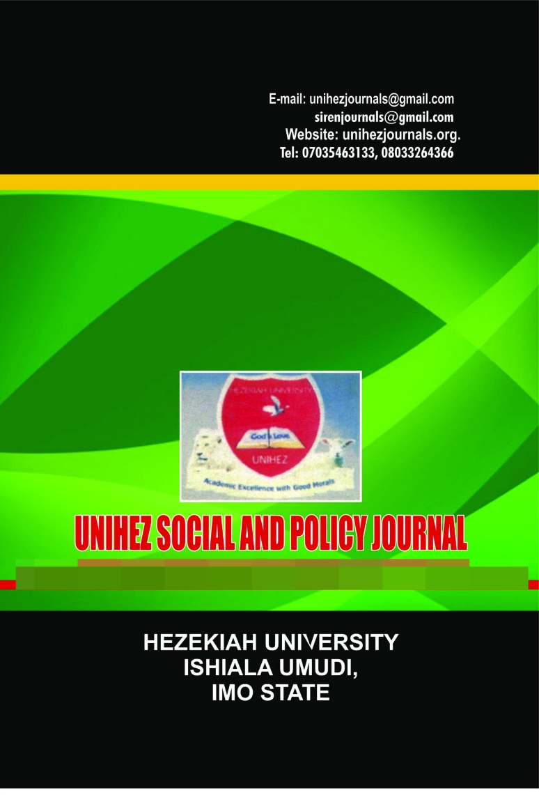 UNIHEZ  SOCIAL AND POLICY JOURNAL