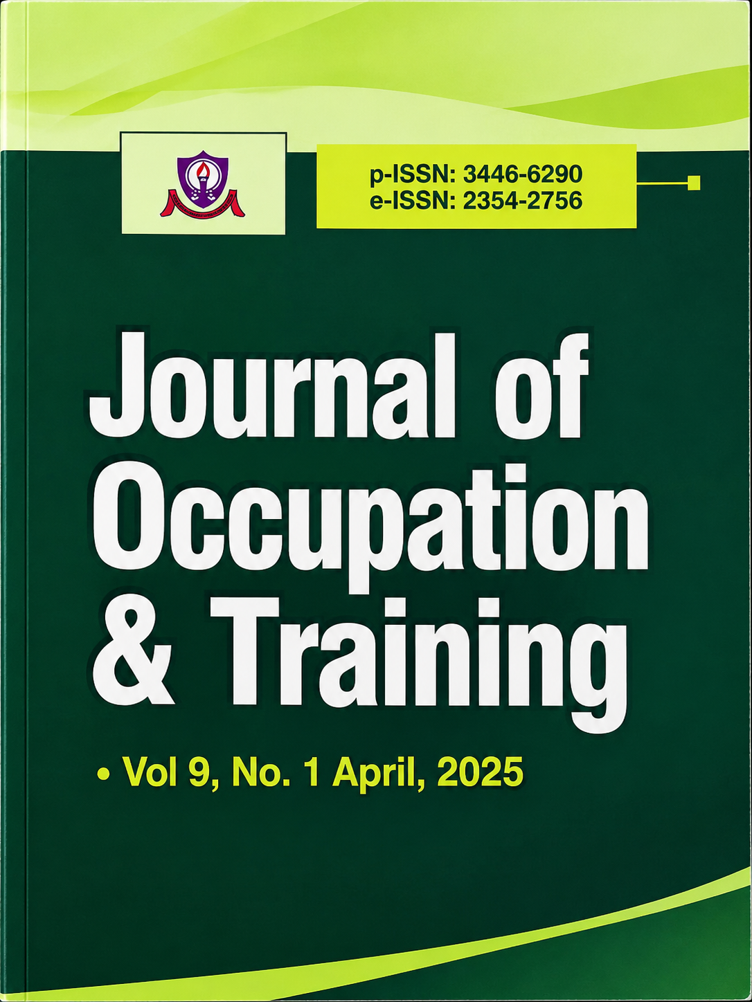 JOURNAL OF OCCUPATION AND TRAINING
